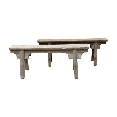 Wooden Stools and Benches