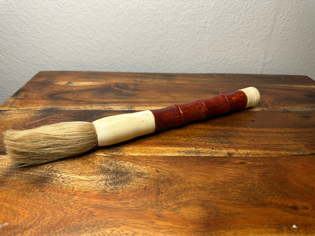 Tan Jade Calligraphy Brush