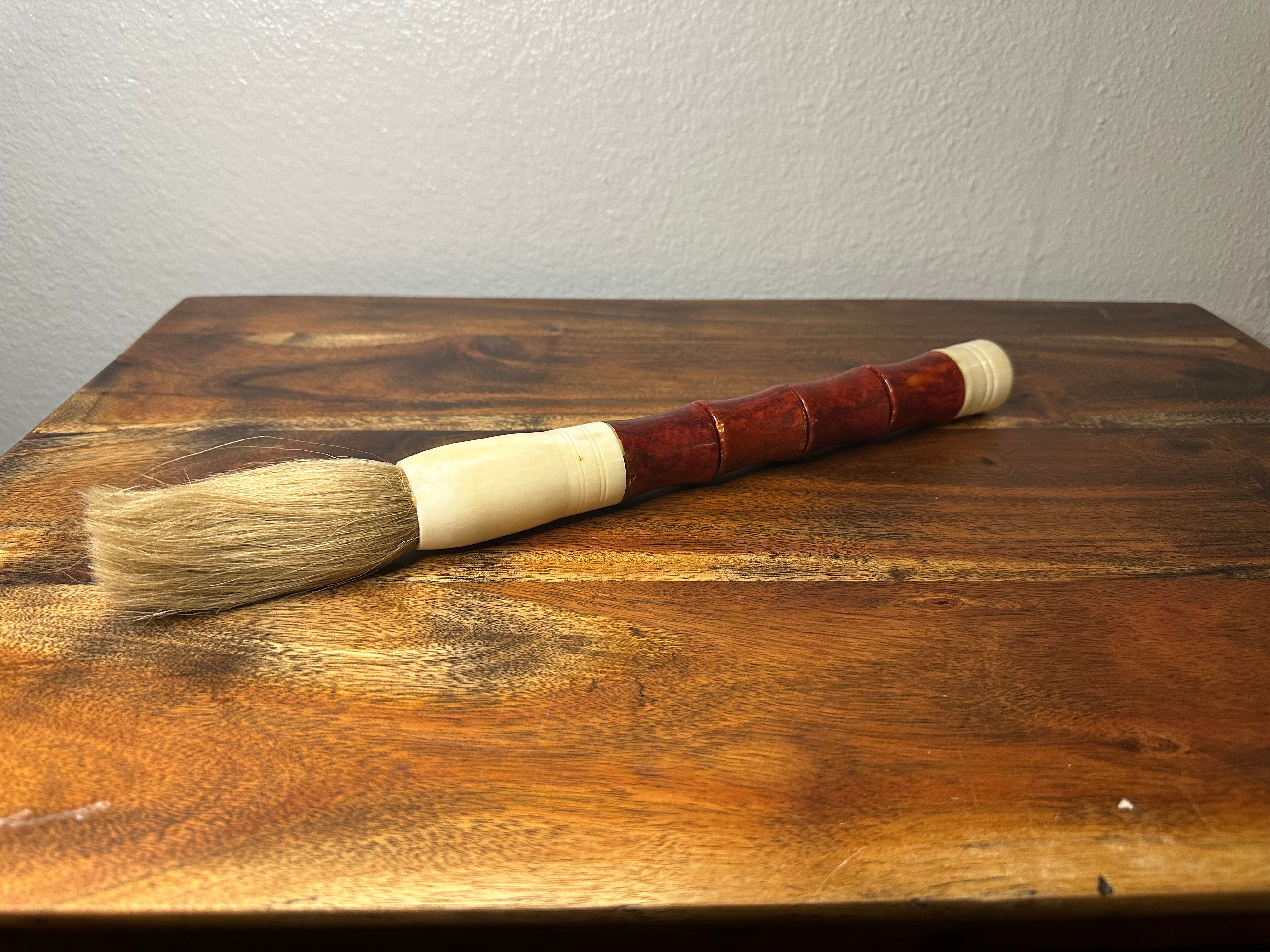 Tan Jade Calligraphy Brush