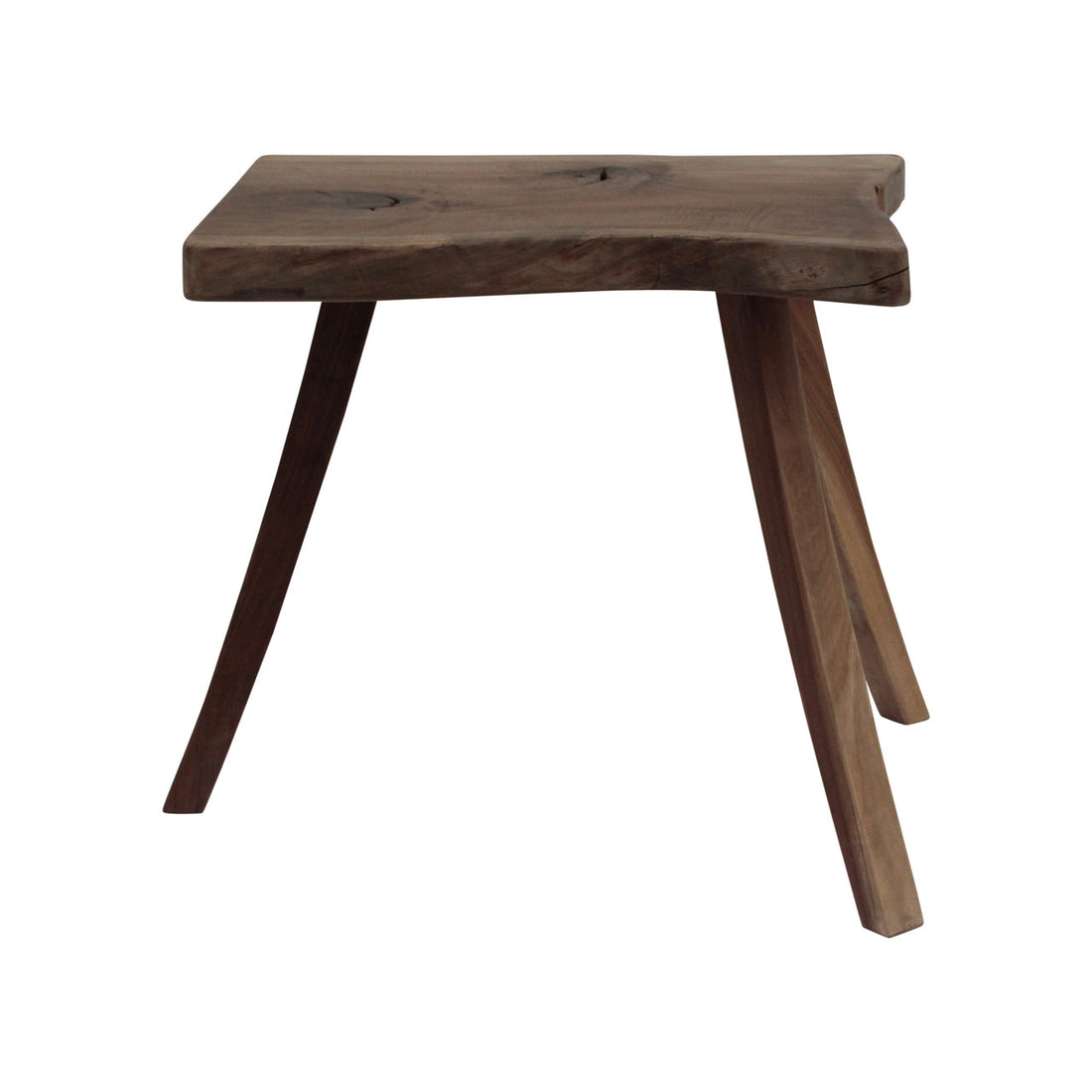 Live Edge Side Table Walnut Wood Natural (color & size vary)