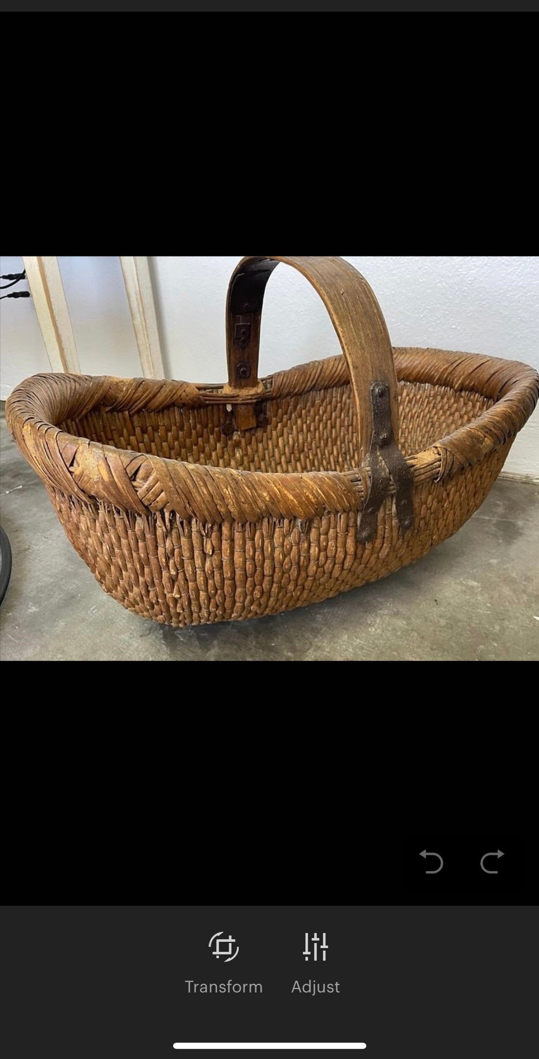 Vintage Willow Basket