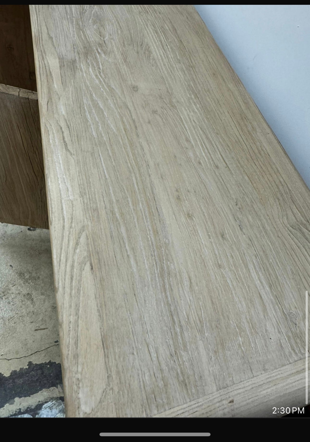 71 Inches Long 6 Drawers one Door Sideboard Weathered Natural