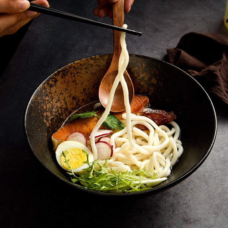 Ramen Bowl Stone Grain Ceramic| Handmade