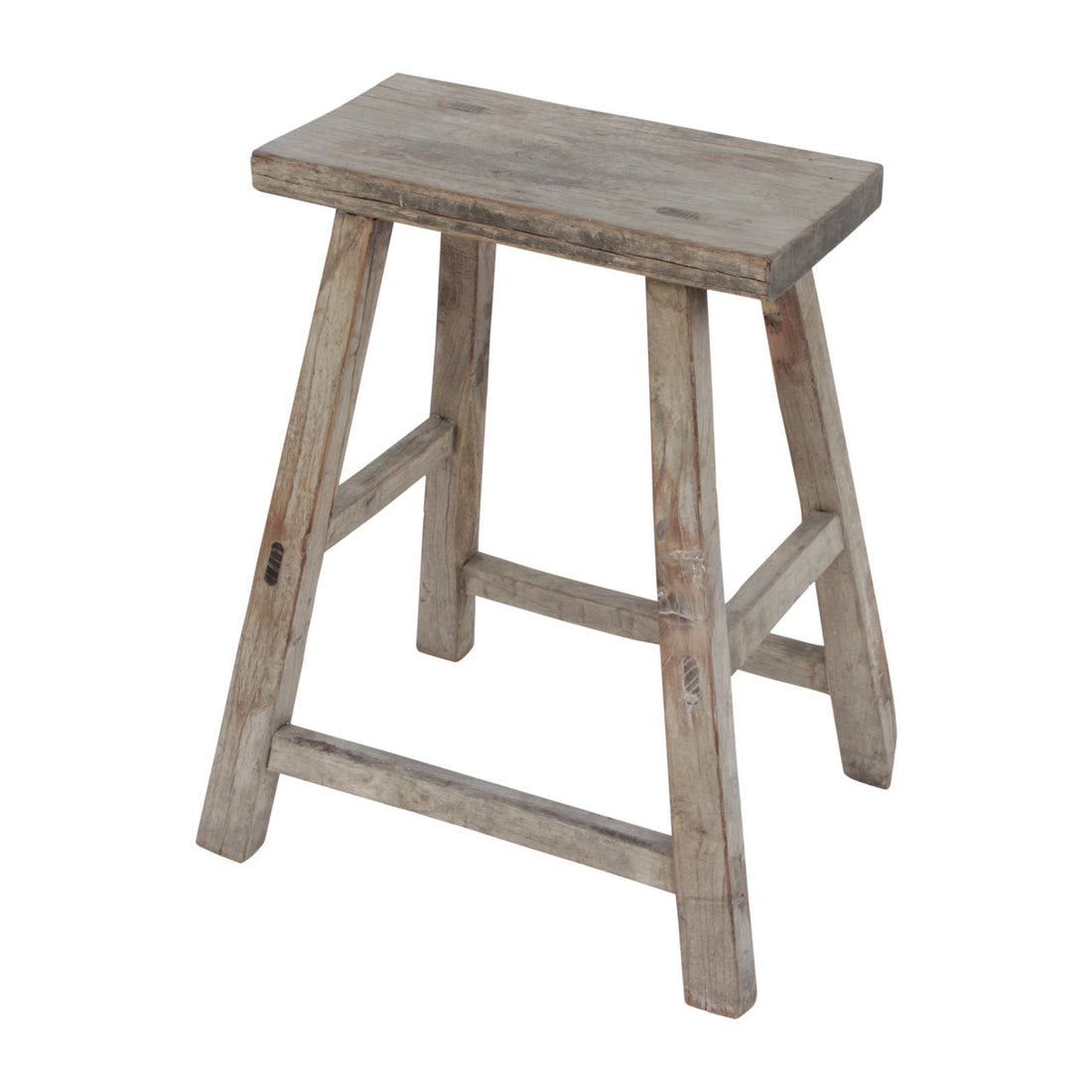 Antique Rustic Vintage Stool Rectangular.