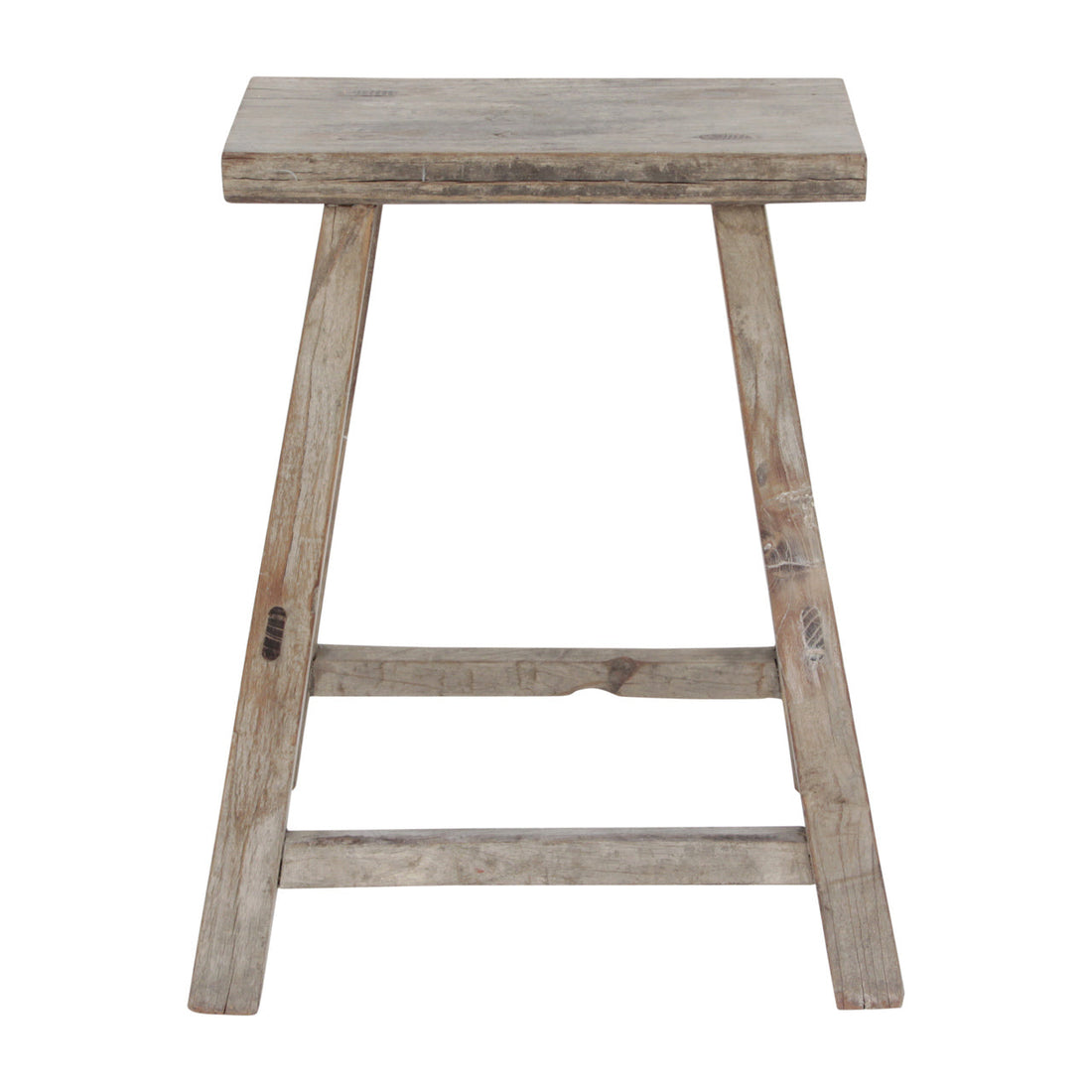 Antique Rustic Vintage Stool Rectangular.