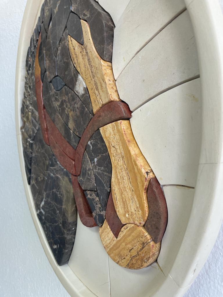 Brown Horse Marble Mosaic 3D Wall Art (Natural Stone) Hand made