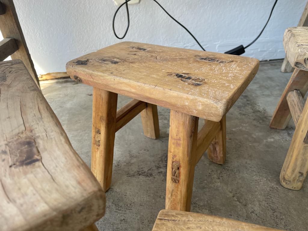 elm wood book stand