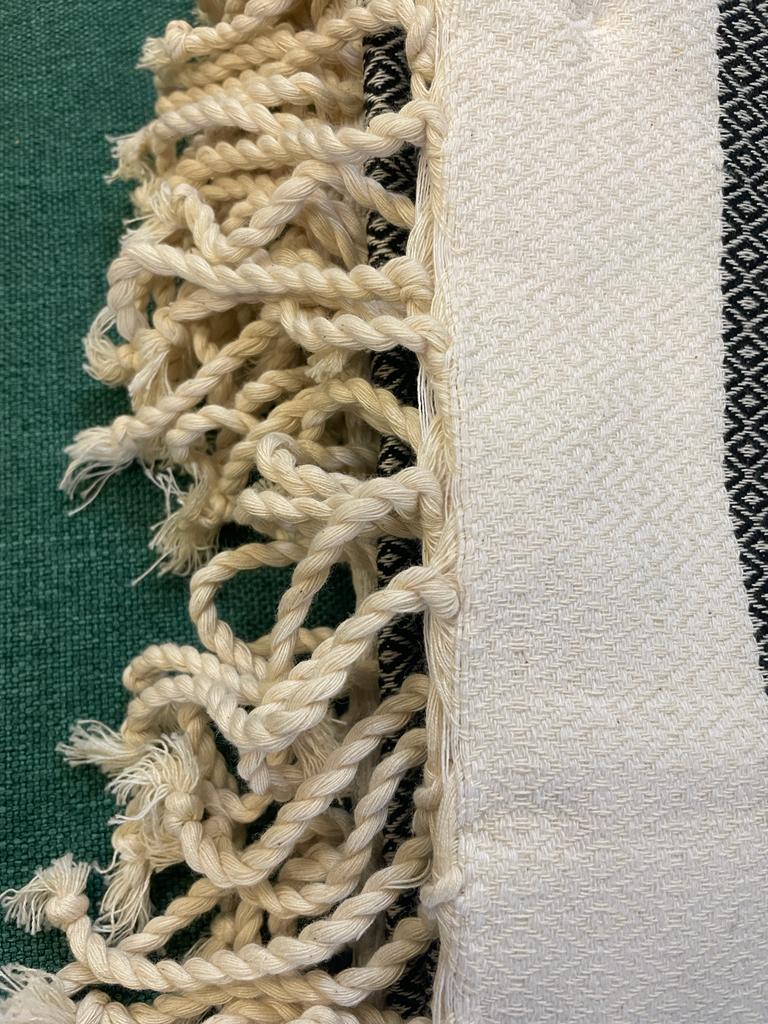 100% Cotton Handmade Blanket Simple Throw 80X118 inches Vintage Decorative Boho Throw Blankets for Couch Sofa/Bed/Super Soft & Light