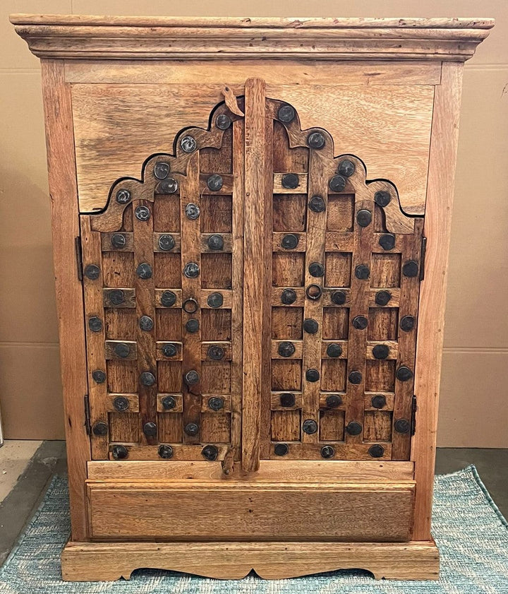 Antique Indian Handmade Dresser| Teak Wood| Indian Dresser| Carved Dresser