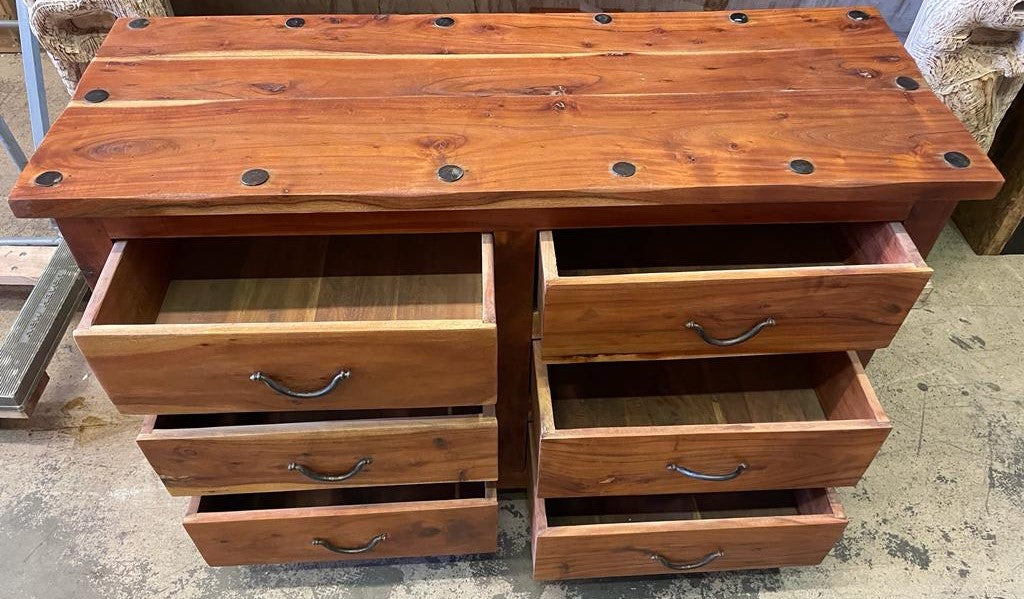 Handmade Vintage Antique Teak Wood Buffet| Live Edge Sideboard| Hand Carved Buffet| Decorative Buffet | Indian Console Table| Dresser