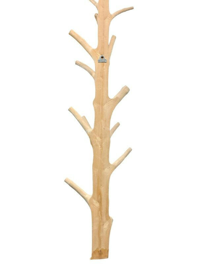Mangosteen Half Tree Solid Wall Coat Rack 77 H*15 W *9.5D.