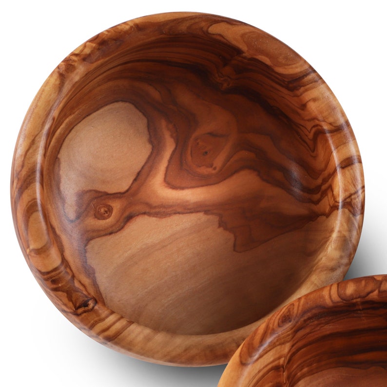 Olive Wood Bowl / Candle Jar handmade gift