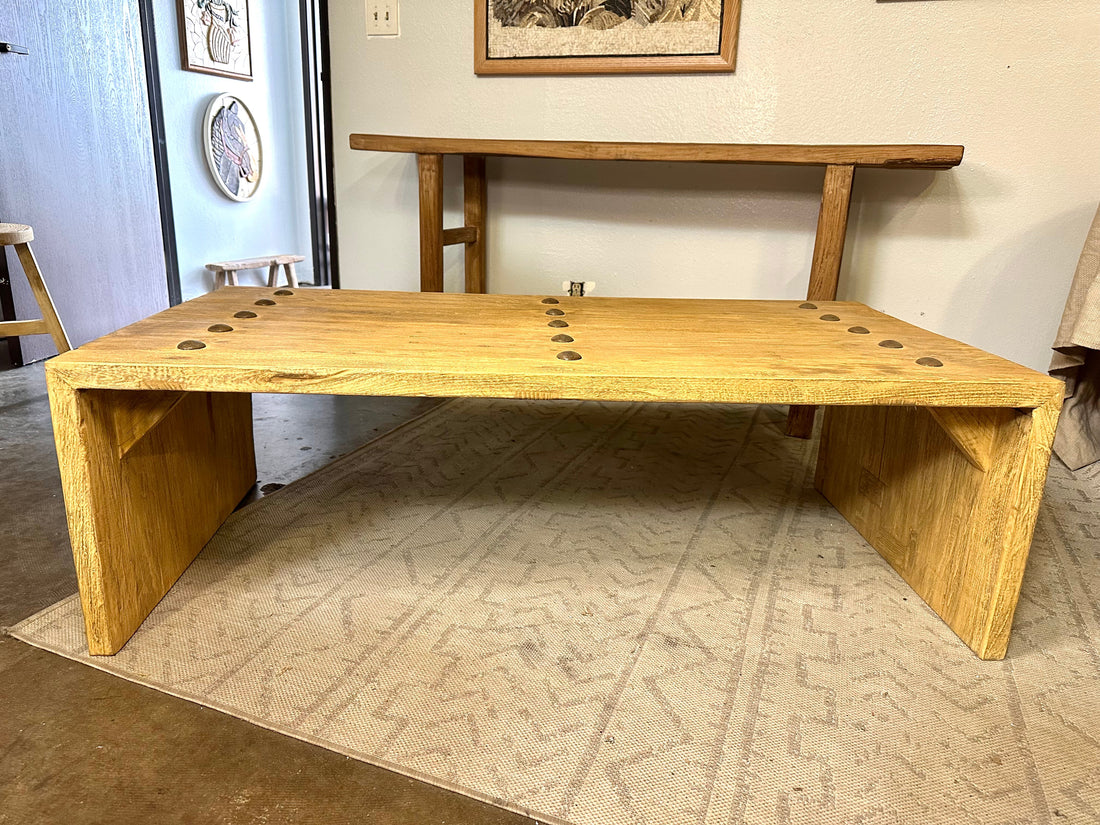 Handmade Antique Vintage Coffee Table approximately 5ft