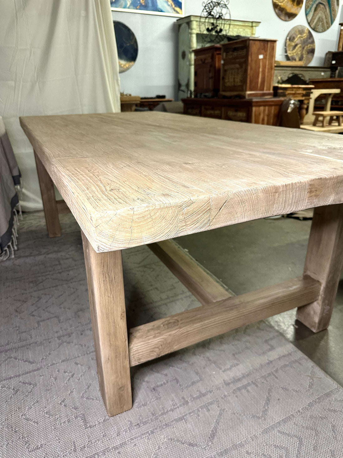 7 foot Capri Heritage Dining Table 84x40x30H