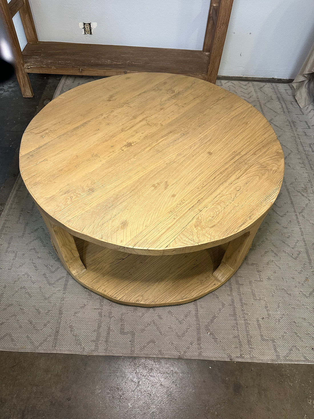 Handmade Natural Round Coffee table  / multiple sizes