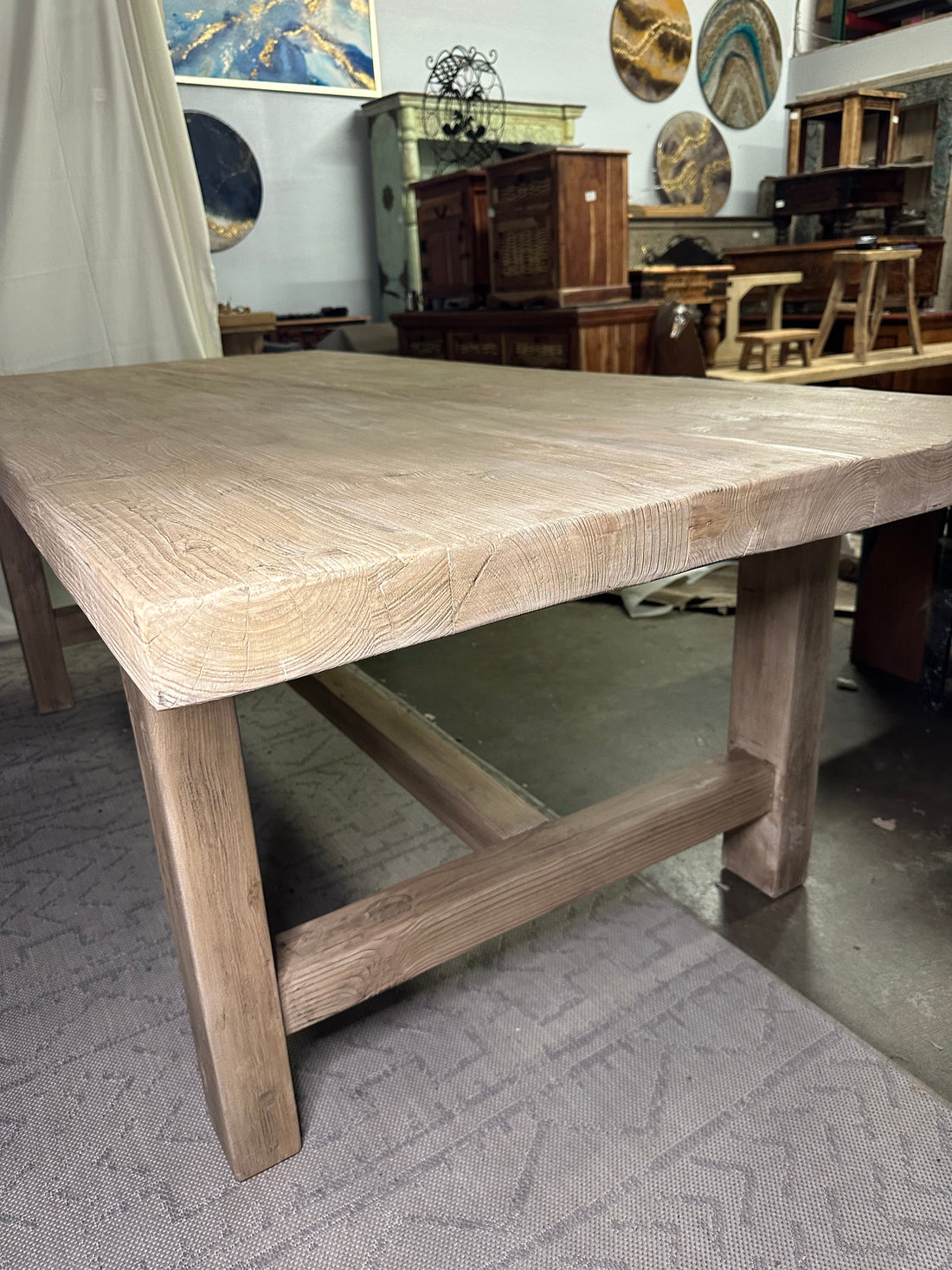 7 foot Capri Heritage Dining Table 84x40x30H