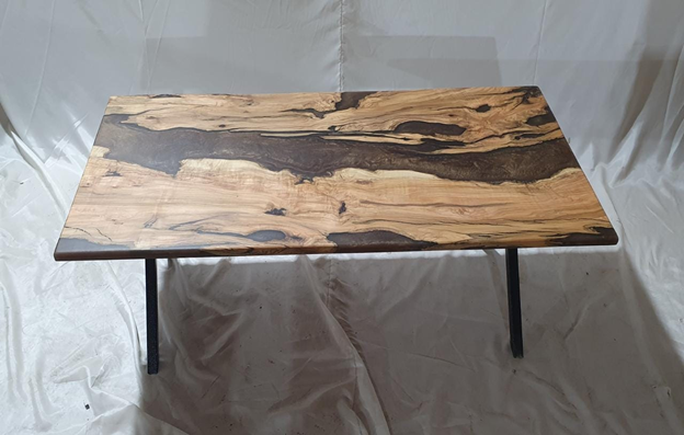 Epoxy Resin Olive Wood Rectangular Coffee Table/Modern Table Brown 45 X 24 X 19.5 inches Handmade